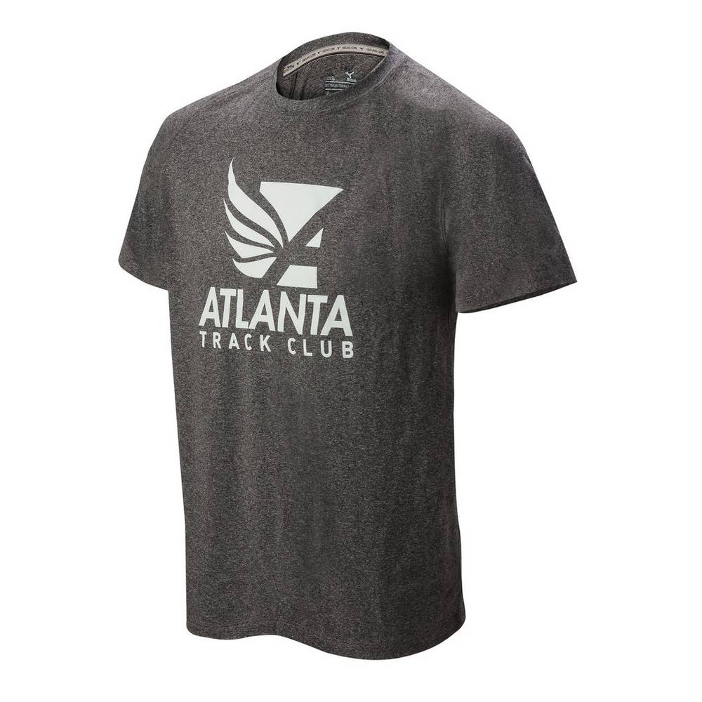 Camisetas Mizuno Atlanta Track Club Inspire 2.0 Para Hombre Grises Oscuro 9162785-RO